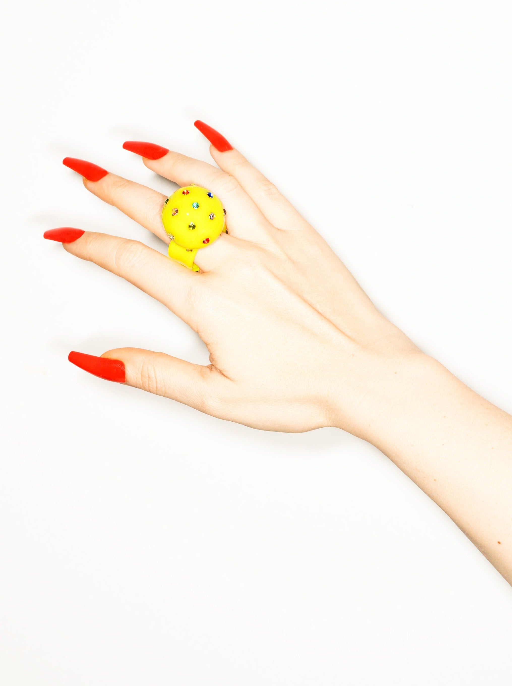 Lemon Yellow Ring